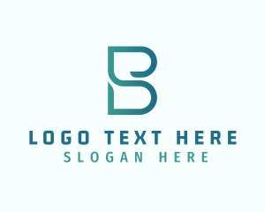 Application - Modern Digital Company Letter B logo design