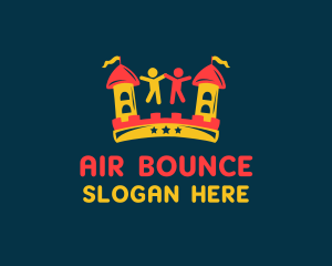  Fun Bouncy Castle logo design