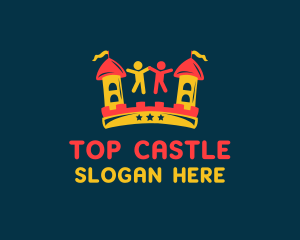  Fun Bouncy Castle logo design