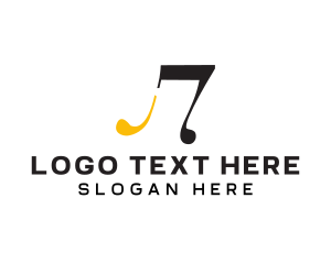 Note - Musical Note Band logo design