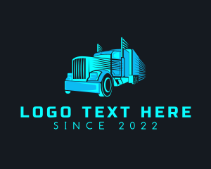 Transportation - Express Trucking Delivery logo design