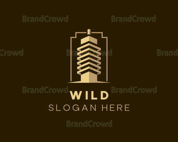 Skyscraper Building Property Logo