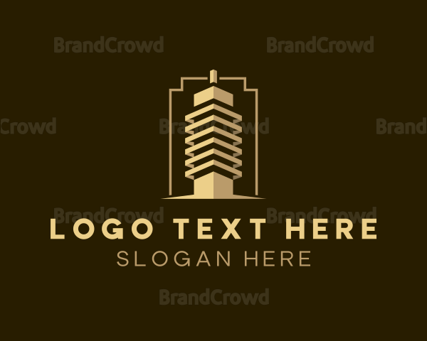 Skyscraper Building Property Logo