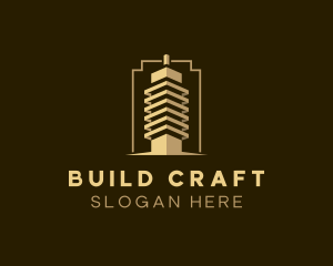 Skyscraper Building Property logo design