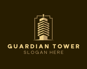 Skyscraper Building Property logo design