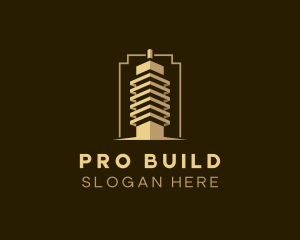 Skyscraper Building Property logo design