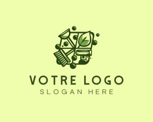  Leaf Cleaning Service Logo