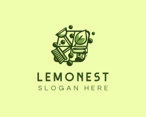 Polish - Leaf Cleaning Service logo design