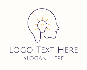 Light Bulb Mental Health Logo