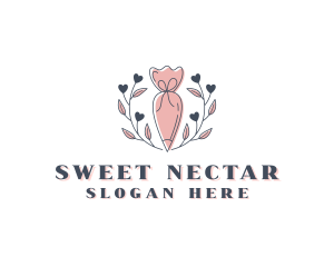 Pastry Piping Bag Baking logo design