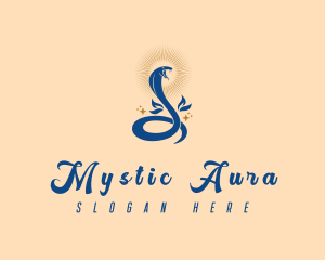 Mystical Serpent Snake logo design