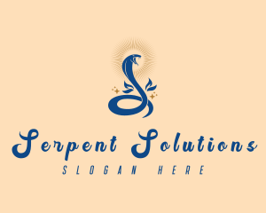 Serpent - Mystical Serpent Snake logo design