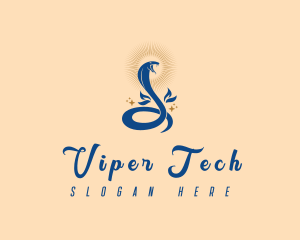 Mystical Serpent Snake logo design