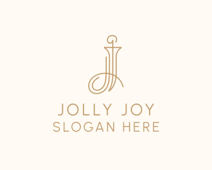 Luxury Enterprise Letter J logo design