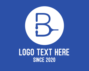 Medical Consultation - Medical Stethoscope Letter B logo design