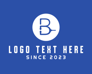 Letter B - Medical Stethoscope Letter B logo design