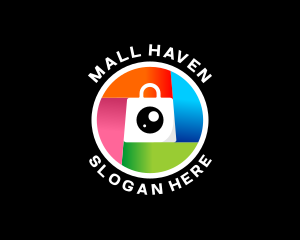 Shopping Mall - Camera Gadget Shopping logo design