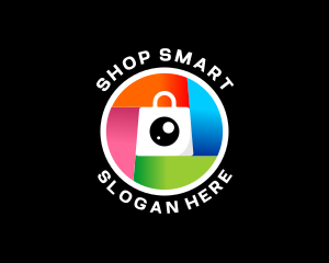 Camera Gadget Shopping logo design