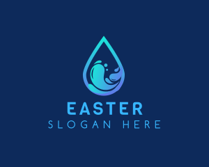 Dip - Wave Water Splash logo design