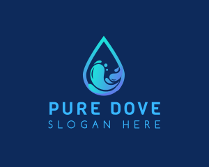 Wave Water Splash logo design