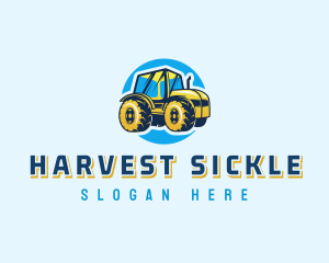 Farm Tractor Agriculture logo design