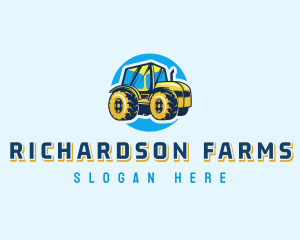 Farm Tractor Agriculture logo design