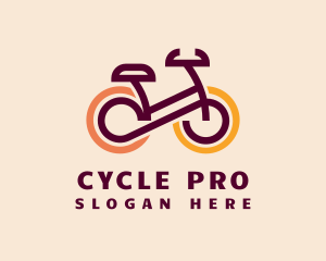 Cycling - Bicycle Cycling Exercise logo design