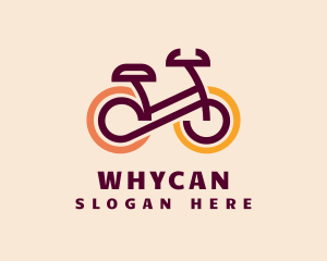 Workout - Bicycle Cycling Exercise logo design