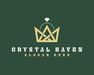 Crown Ring Jewelry logo design