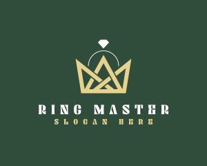 Ring - Crown Ring Jewelry logo design