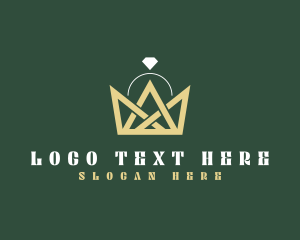 Crown Ring Jewelry Logo