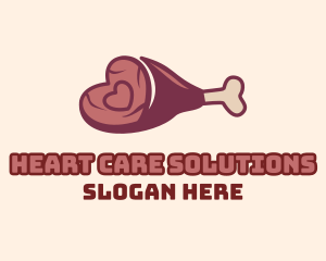 Love Leg Meat logo design