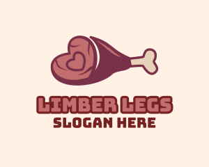 Love Leg Meat logo design