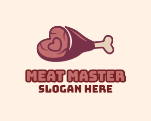 Love Leg Meat logo design