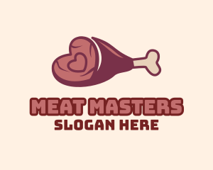 Love Leg Meat logo design