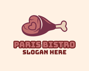 Love Leg Meat logo design