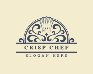 Fancy Chef Hat Restaurant logo design