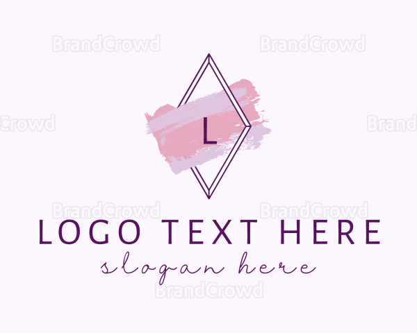 Purple Watercolor Salon Logo