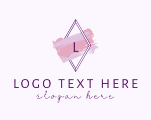 Boutique - Purple Watercolor Salon logo design
