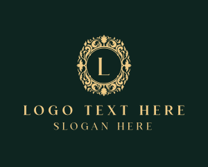 Premium - Elegant Floral Ornament logo design