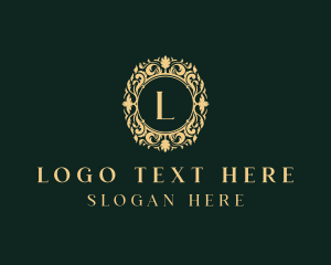 Souvenir Store - Elegant Floral Ornament logo design