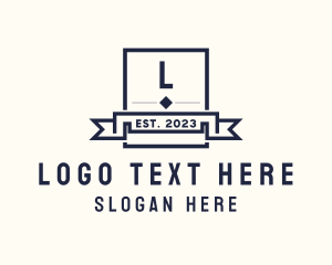 Office - Generic Geometric Ribbon logo design