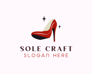 Stiletto Fashion Shoe logo design