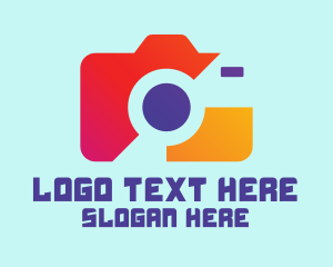 Photo Booth - Professional Camera Repair logo design