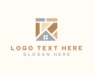 Interior Design - Floor Tiling Pavement logo design