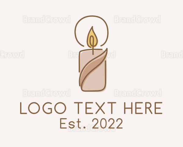 Relaxing Scented Candle Logo