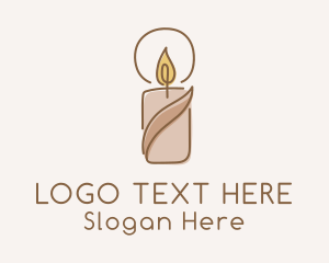 Relaxing Scented Candle Logo