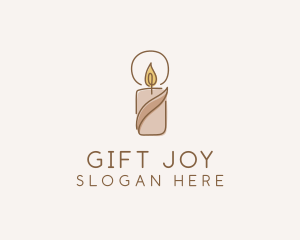 Wellness Scented Candle logo design