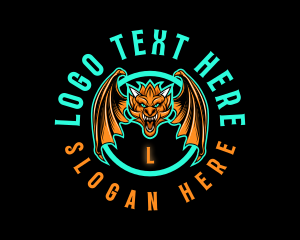 Dragon Mythical Beast Logo