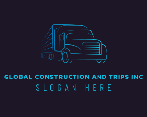 Fast Shipping Logistics Logo